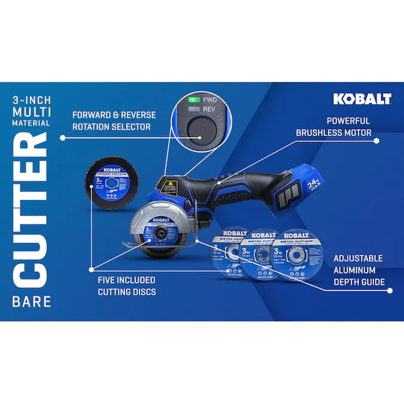 3-In 24-Volt Trigger Switch Brushless Cordless Multi-Material Cutter