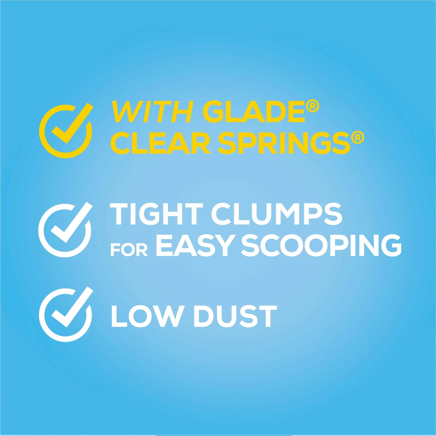 Purina  Clumping Cat Litter, Glade Clear Springs Deodorizing, Low Dust, 35 Lb. Pail
