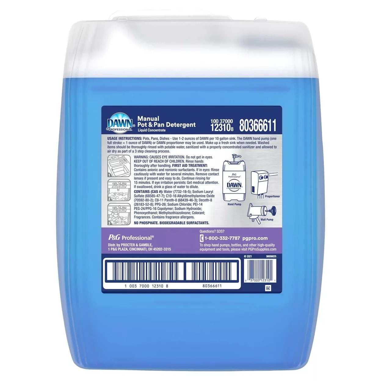 Professional Manual Pot and Pan Detergent Dish Soap (5 Gallon)