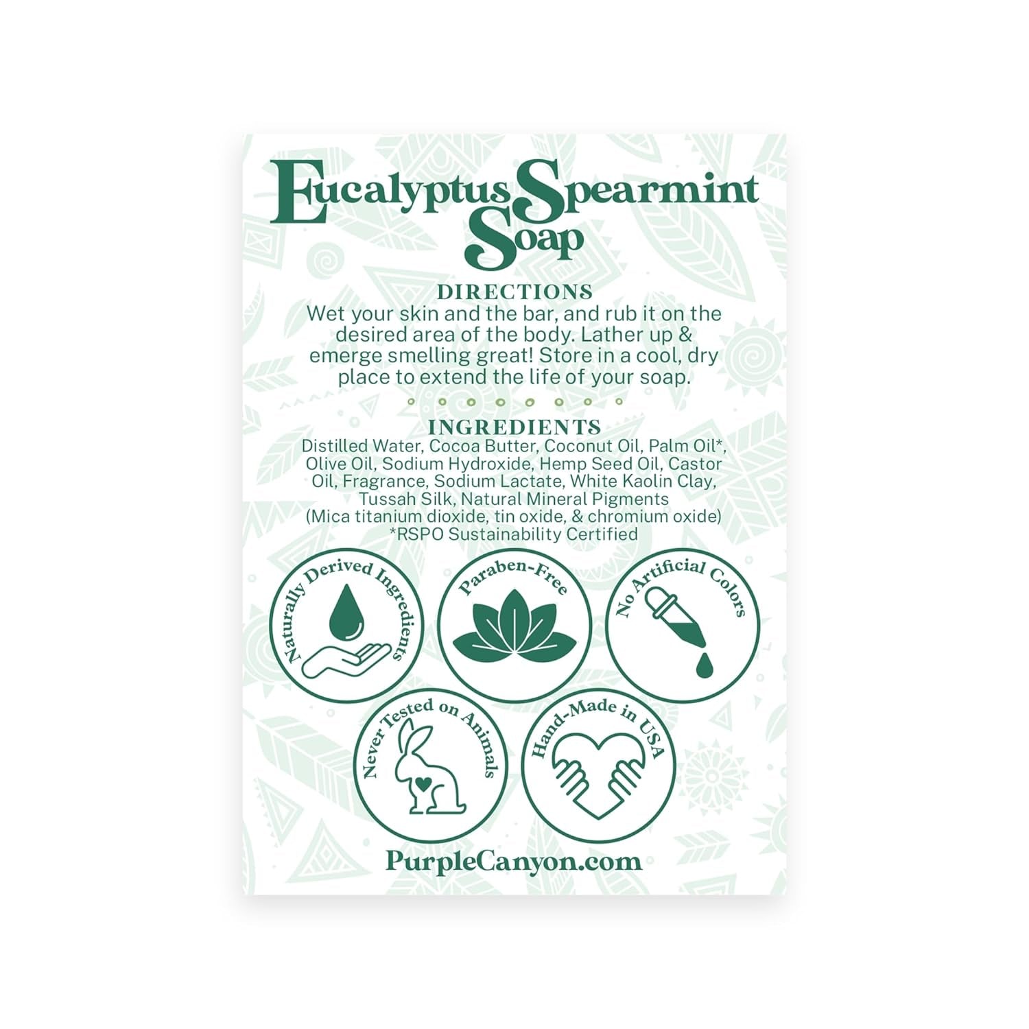 3 Pack of Handmade Soaps 4 Ounces Each | Bar Soap with Eucalyptus Essential Oil, Cocoa Butter, and Olive Oil | Perfect Moisturizing Skin Care Gift Set