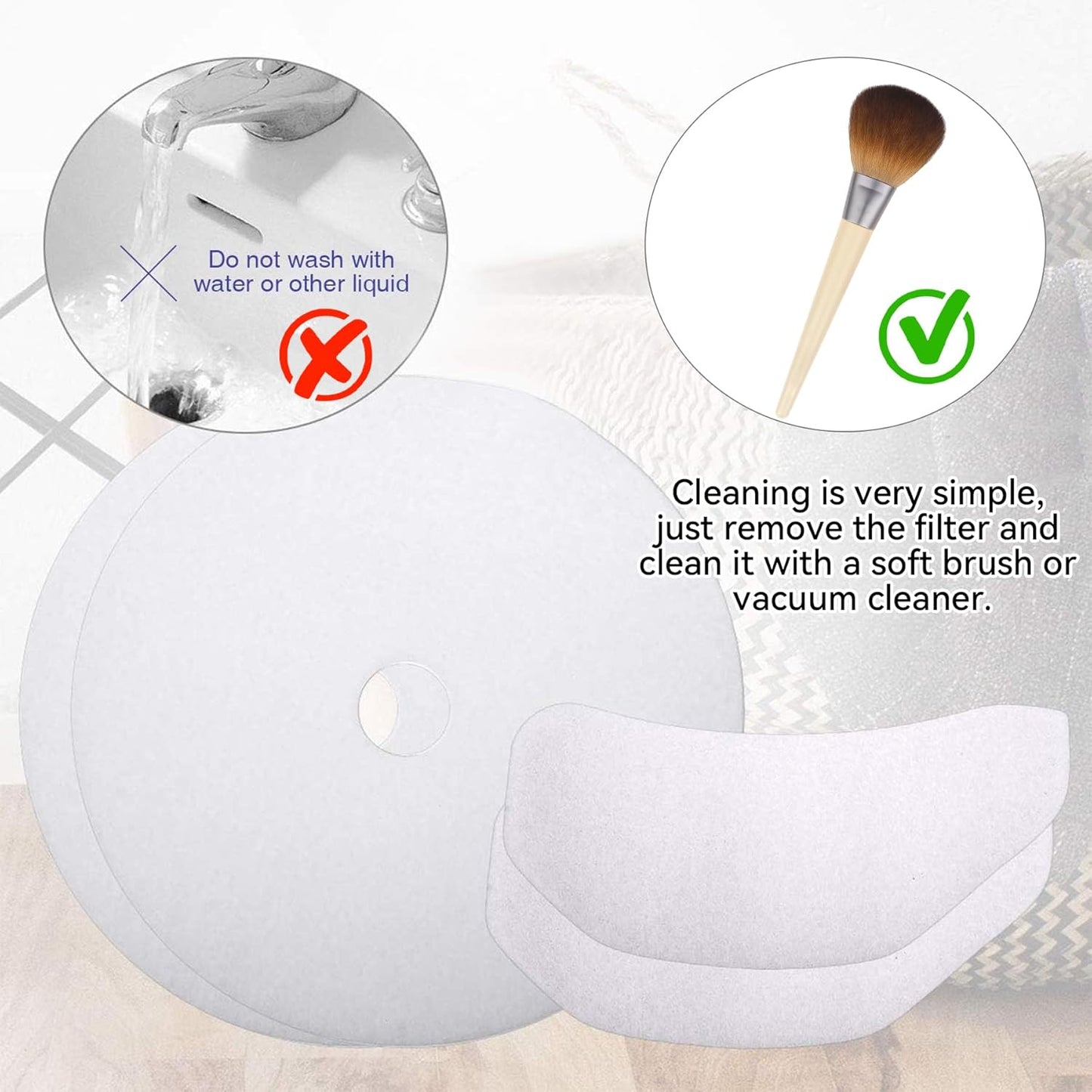 25 PCS Compatible Cloth Dryer Filter Set, Cloth Dryer Replacement Include 20 Dryer Exhaust Filters/5 Dryer Air Intake Filters for Panda/Magic Chef/Sonya & Avant Dryers