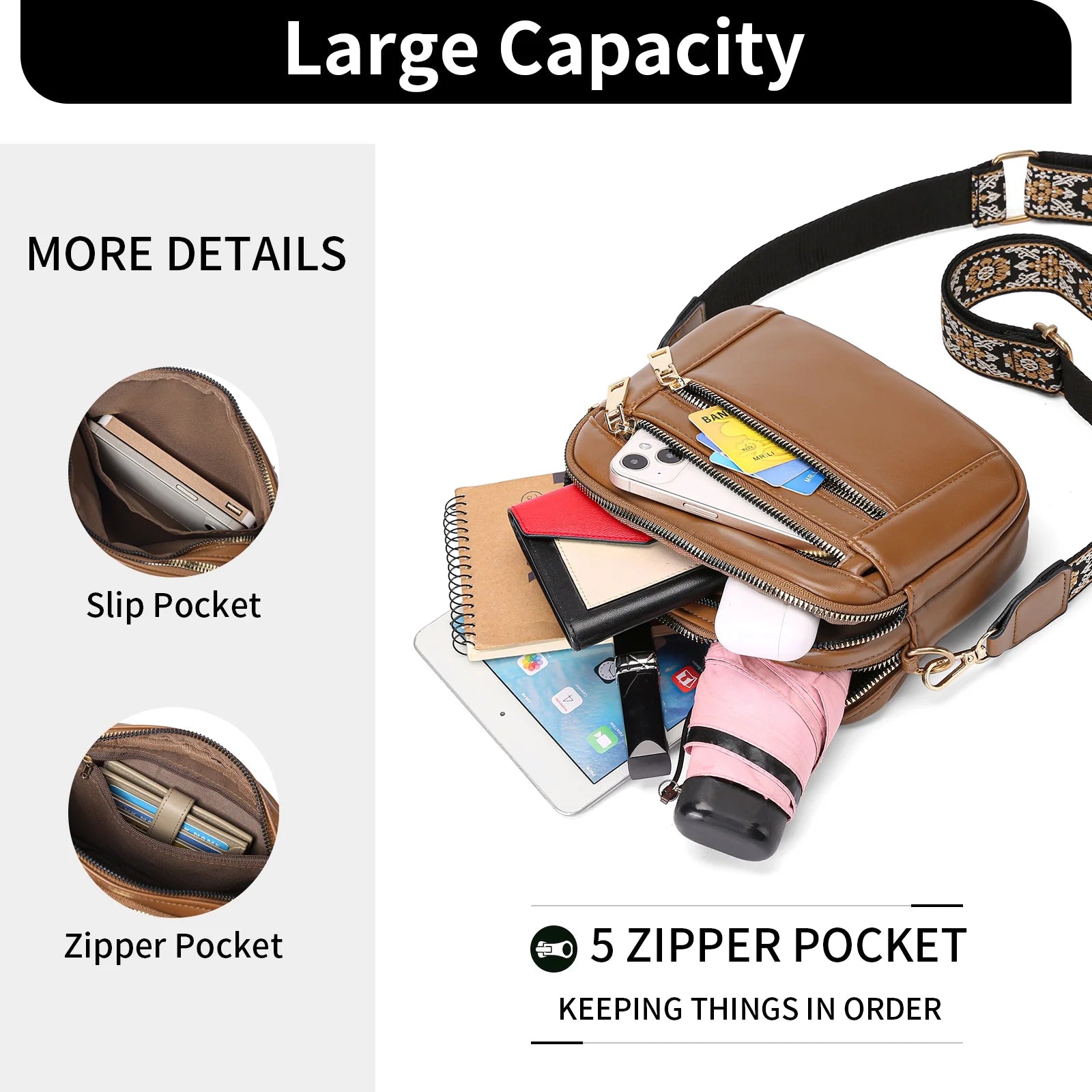 Cross Body Purses for Women Crossbody Bag, Small Crossbody Purses Leather Cross Body Bags Trendy Shoulder Handbags