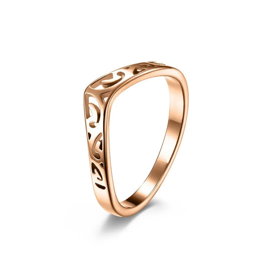Contemporary and Modern Gold and Silver Chic Ring