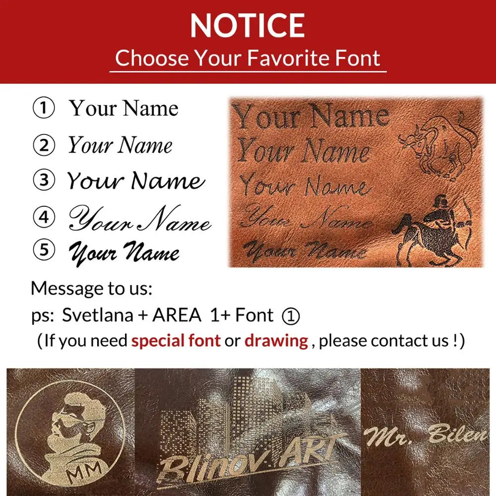 Engrave Customize DIY Engraving Service Buy The Wallet With This Service Logo Cost Laser Charge No Wallet Personality Design