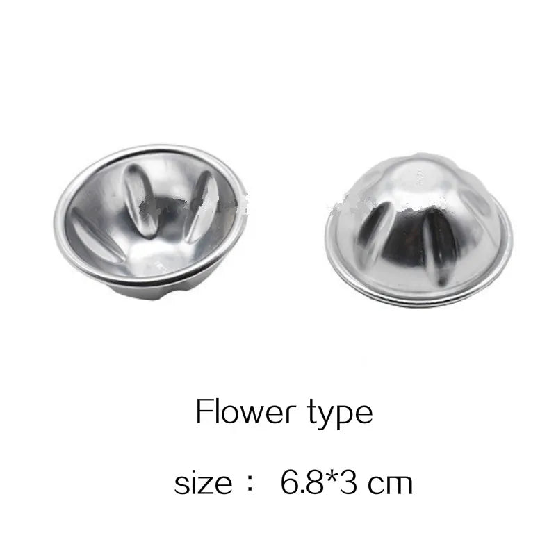 DIY Bath Bomb Mold Sphere Round Ball Molds Tool Supplies Aluminium Alloy Salt Ball Mould Chocolate Cake Pudding Making Tools