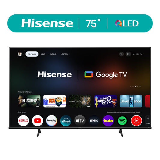 75-Inch Class QD6030G Series QLED Google Smart TV (75QD6030G, 2025 Model) - QLED, Dolby Vision, Dolby Atmos, Motion Rate 120, HDR 10+, Game Mode Plus
