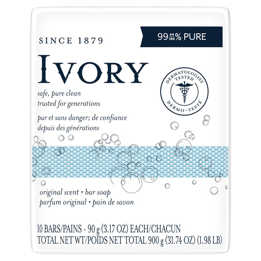 Bar Soap, Original Scent, 3.17 Ounces, 10 Count