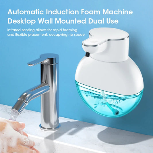 NOCCLILI Smart Soap Dispenser 420ml Touchless Motion Sensor Washing Hand Device Wall-Mounted Liquid Soap Dispenser