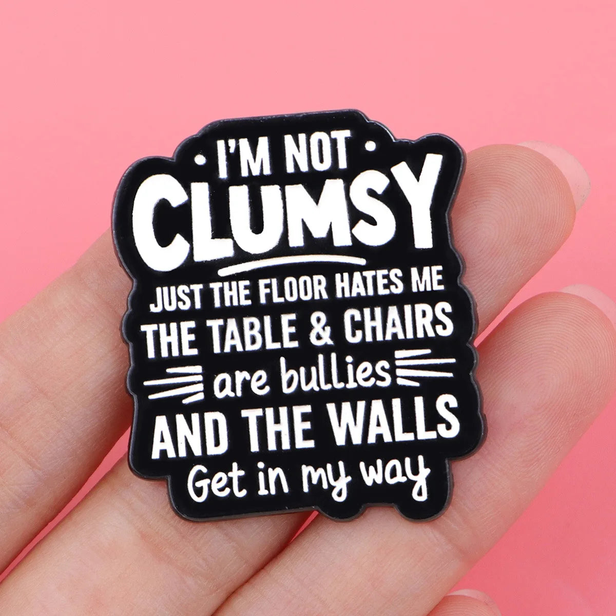 Enamel Pin Funny Quotes Brooch Pines Lapel Pins Badge on Backpack Clothing Accessories Animal Jewelry Birthday Gifts Decorations