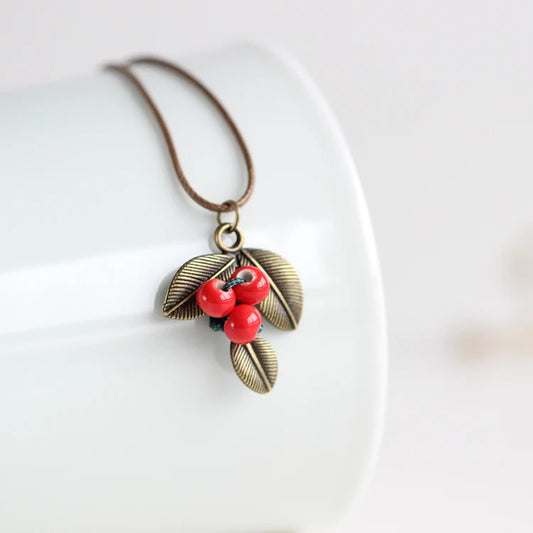 original fresh fashion handmade ceramic necklace, small adorn article jewelry #5305
