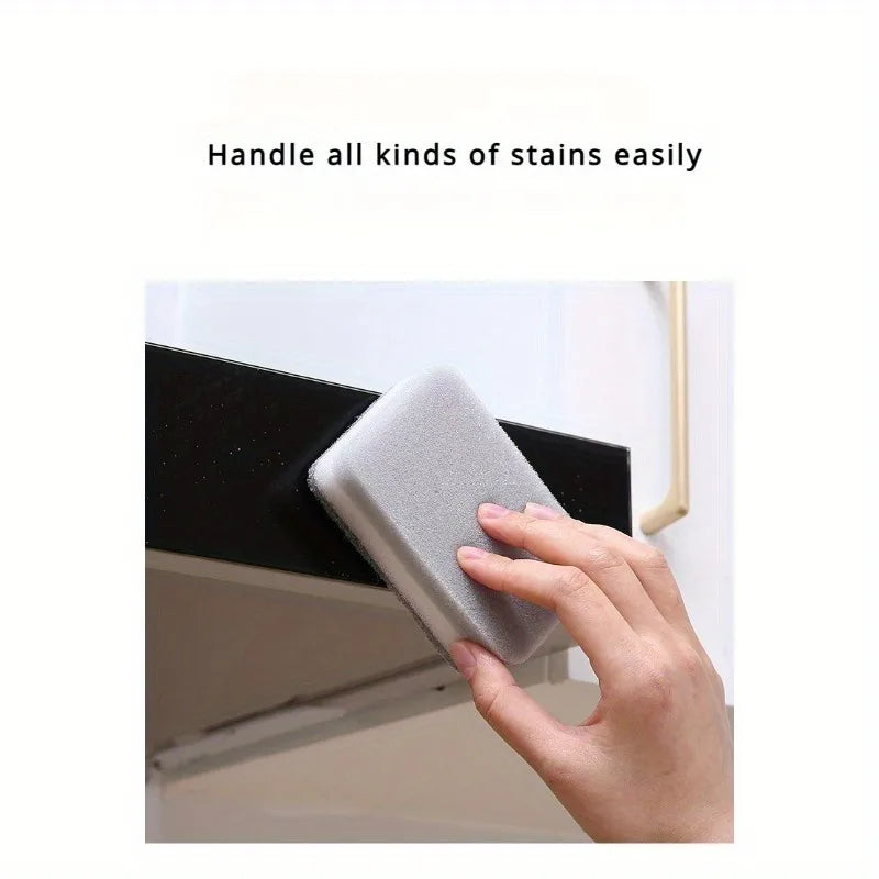 Double-sided multi-function kitchen cleaning sponge effective dishwashing and pot scrubbing pads are easy to rinse and reusable