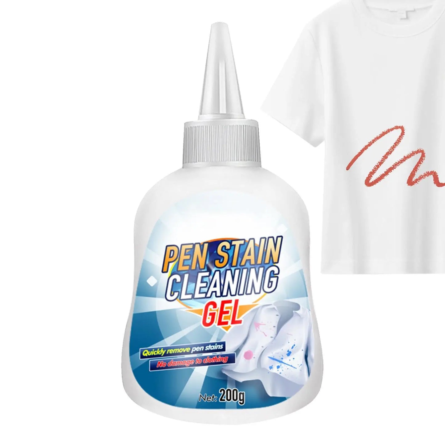 Efficient Pen Ink Stain Remover Cleaning Supplies for Clothes Jeans Towels for Pen Ink Permanent Ink Remover Cleaning Solution (Instant Free Shipping) 💝🌹💖✨