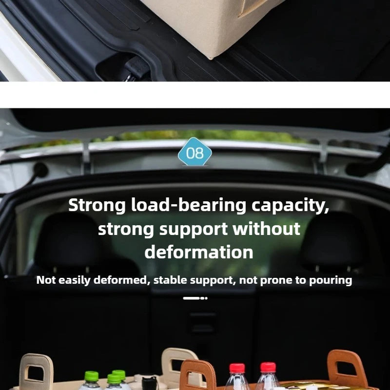 Foldable Car Storage Box Women's Cosmetic Storage Basket Desktop Storage Box Snacks Toys Storage Basket Dirty Clothes Basket