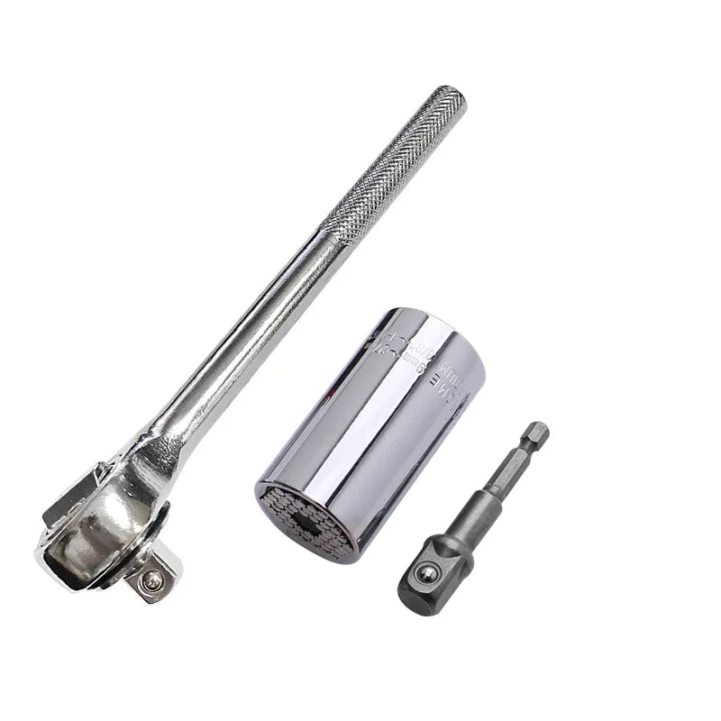 Universal Socket Set (11-32 mm 7-19 mm) Super Socket for unscrewing any bolts Multi-purpose Universal Socket Tool Kit