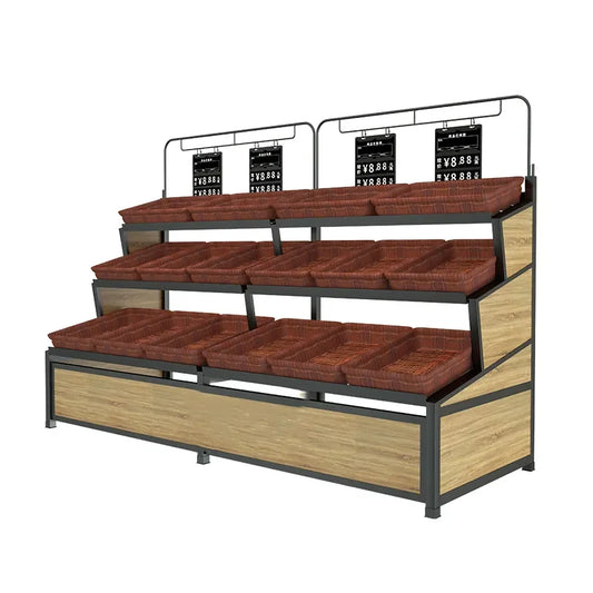 Brand new shelving units with storage capabilities, suitable for use in shopping malls, stores, and various other settings.