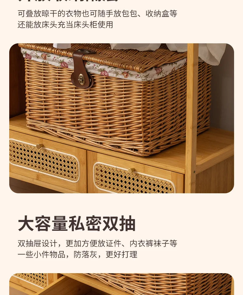 Display Wardrobe Single Sliding Door Wardrobe Closet Clothes Storage Cabinet Bedroom Room Set Wooden Locker Coat Household Items