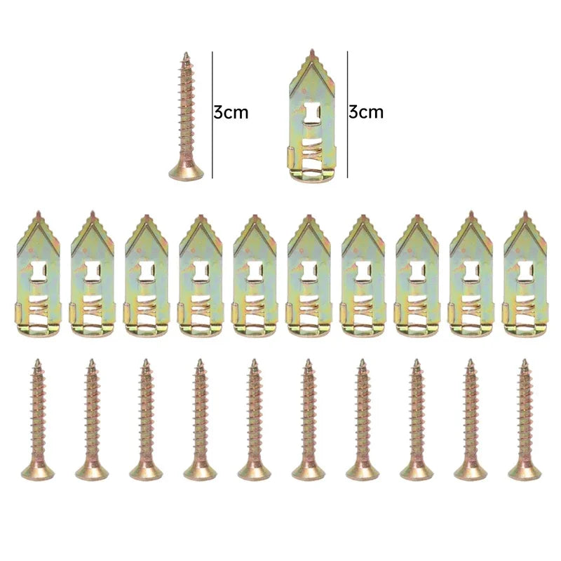 Wholesale Self Drilling Drywall Anchors Self Tapping Screw Plug Plasterboard Dowel Drywall Anchor Heavy Duty Expansion Screws