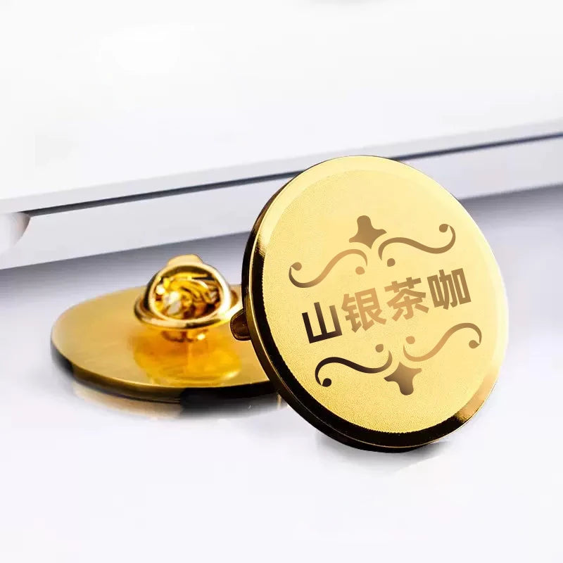Badges Professional Custom Magnet Metal Badge Brooch Cartoon Creative Customized Metal LOGO DIY Pins Accessories Custom Gift