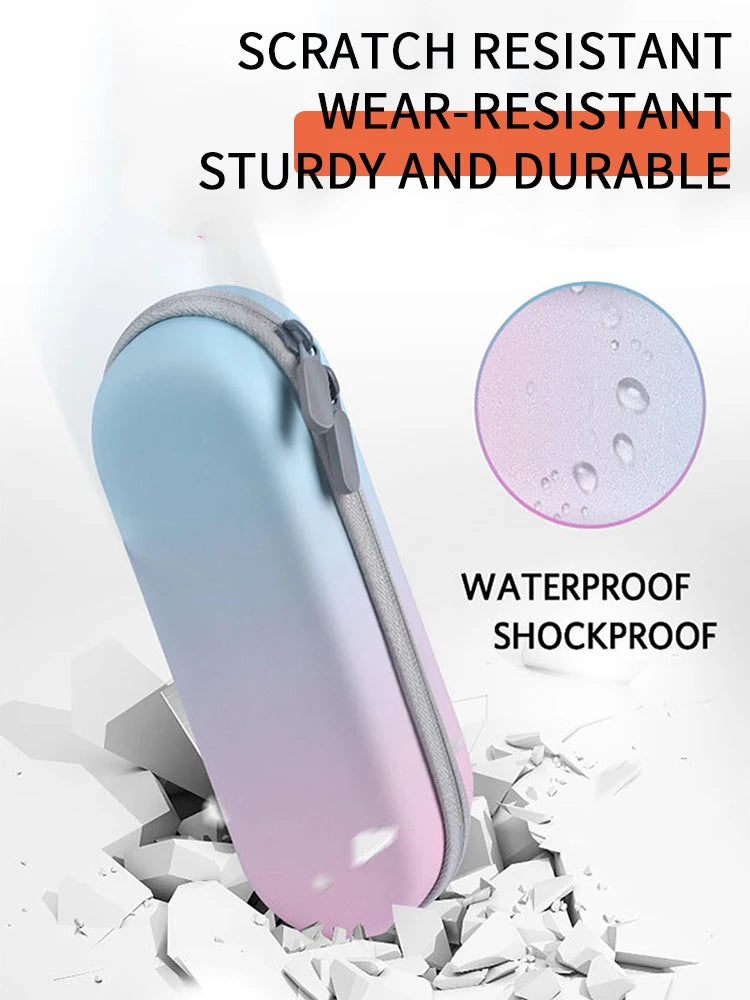 Electric Toothbrush Travel Accessories - Portable Storage Box with Accessory Compartment - Shockproof Storage - Includes Toothbr