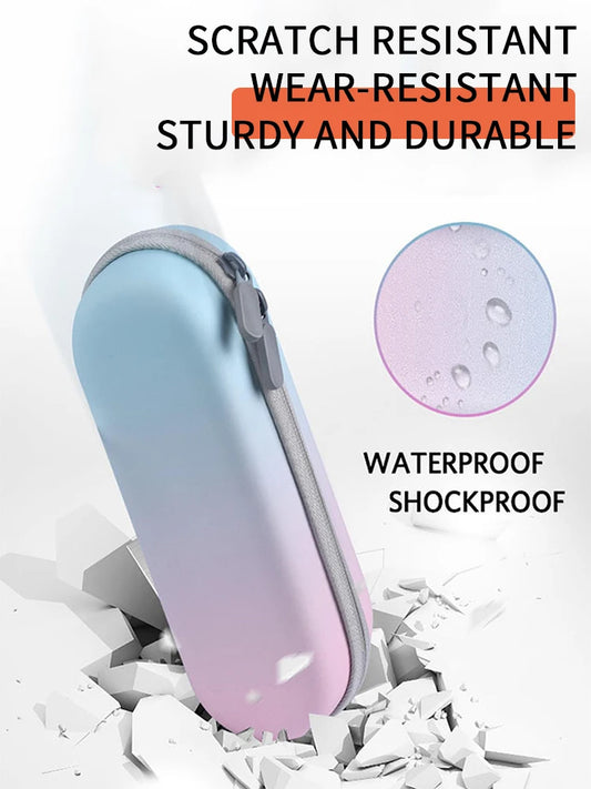 Electric Toothbrush Travel Accessories - Portable Storage Box with Accessory Compartment - Shockproof Storage - Includes Toothbr