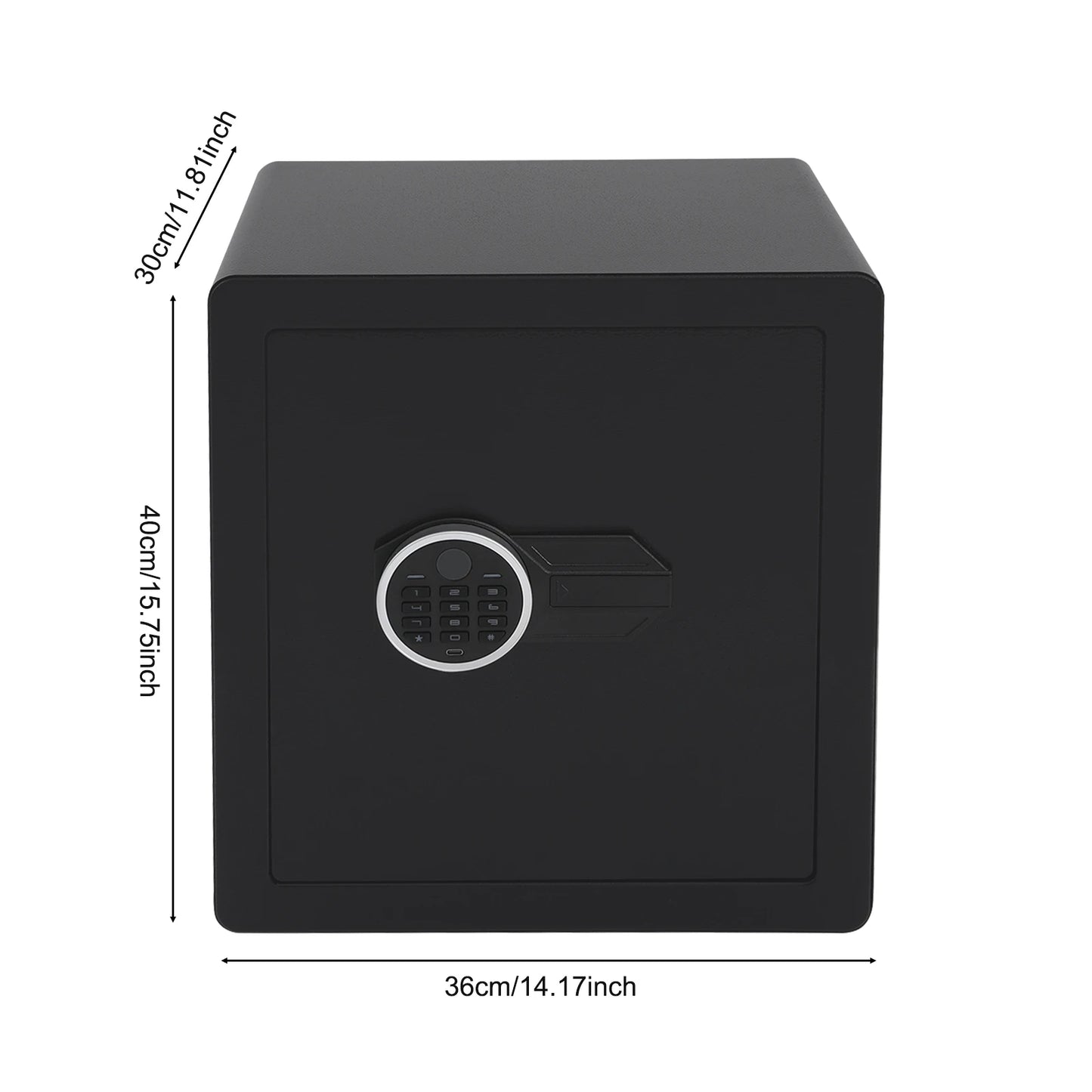 Electronic Furniture Safe with Combination Lock Digital Wall Safe Box Safe for Home