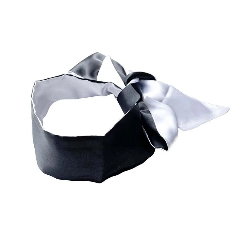 Erotic Eye Mask Self Bondage Savour Eye Patches Cute Blindfold Silk Ribbon Satin Silk Sleep Mask Sexy For Women Gift 1.5M