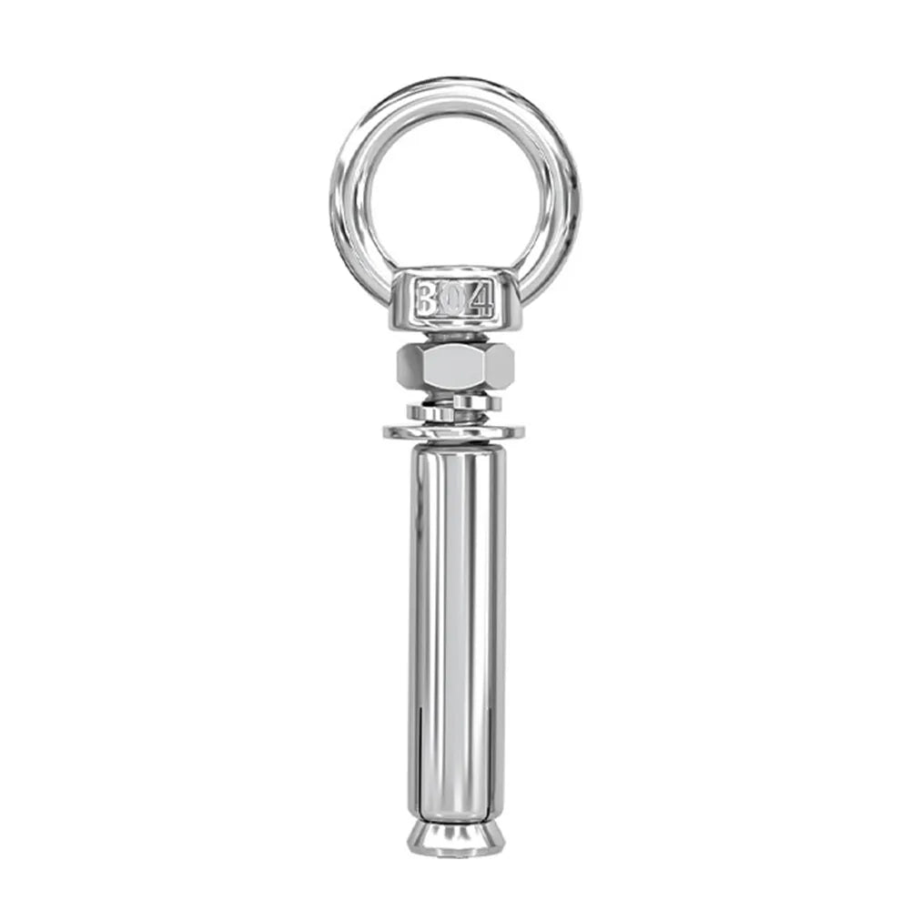 Eye Screws 304 Stainless Steel Construction Sites 100mm 15 Sizes Available Complete Size Range Lengthened Design