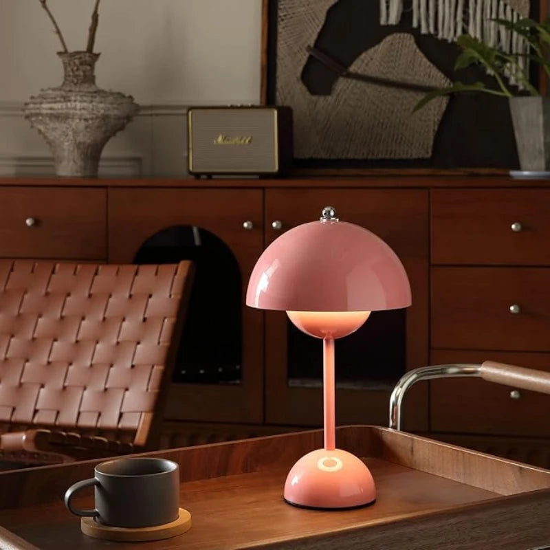 Rechargeable flower bud table lamp, ambient lamp, bedroom modern simple and atmospheric table lamp, decorative lamp (Free Shipping) 💝💖🌹 (Free Shipping) 💝💖🌹