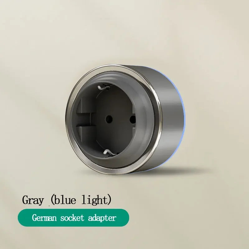 EU US Universal Home Room Movable Power Rail Sliding Track Socket With LED Human Body Induction Light Desktop Mobile Socket