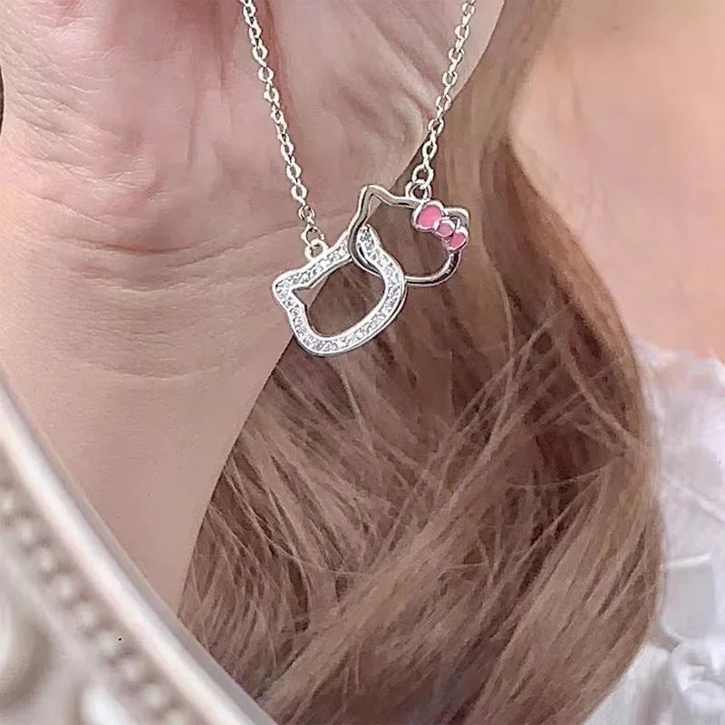 Chain Necklace Anime Cartoon Fashion Ladies Jewelry Women Necklace Pendant Decoration Girls Birthday Gifts