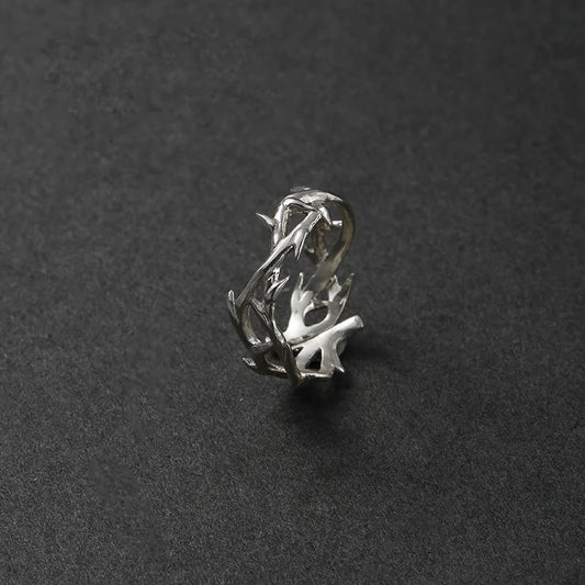 Radiant Silver Filled Ring Highlighted by Melee Gems