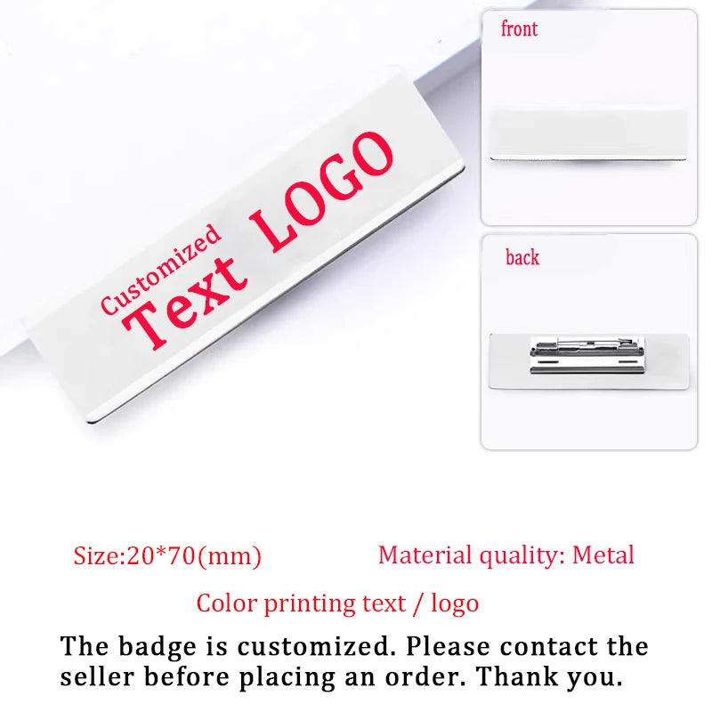 Badges Professional Custom Magnet Metal Badge Brooch Cartoon Creative Customized Metal LOGO DIY Pins Accessories Custom Gift