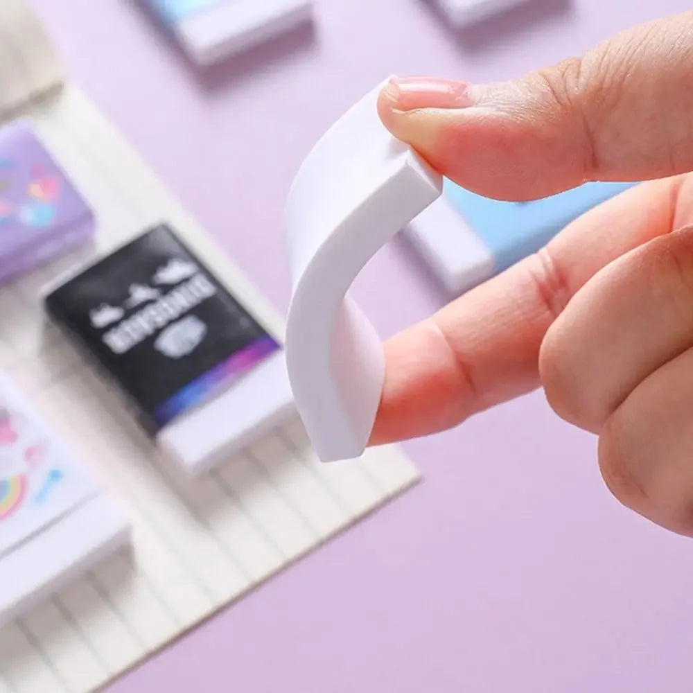 Mini Eraser Crumb Collectors✨ Portable Desktop Vacuum Cleaner With Cute Eraser Manual Desktop Sweeper Students Gift School Office🎁✨