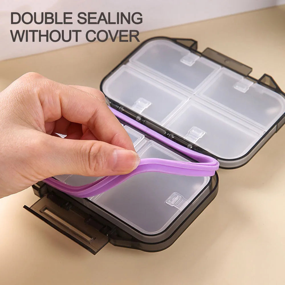 Органайзер Organizador Pill Storage Box Portable Medicines Dispenser Large Sealer Travel Tablet Storage Case Container Organizer