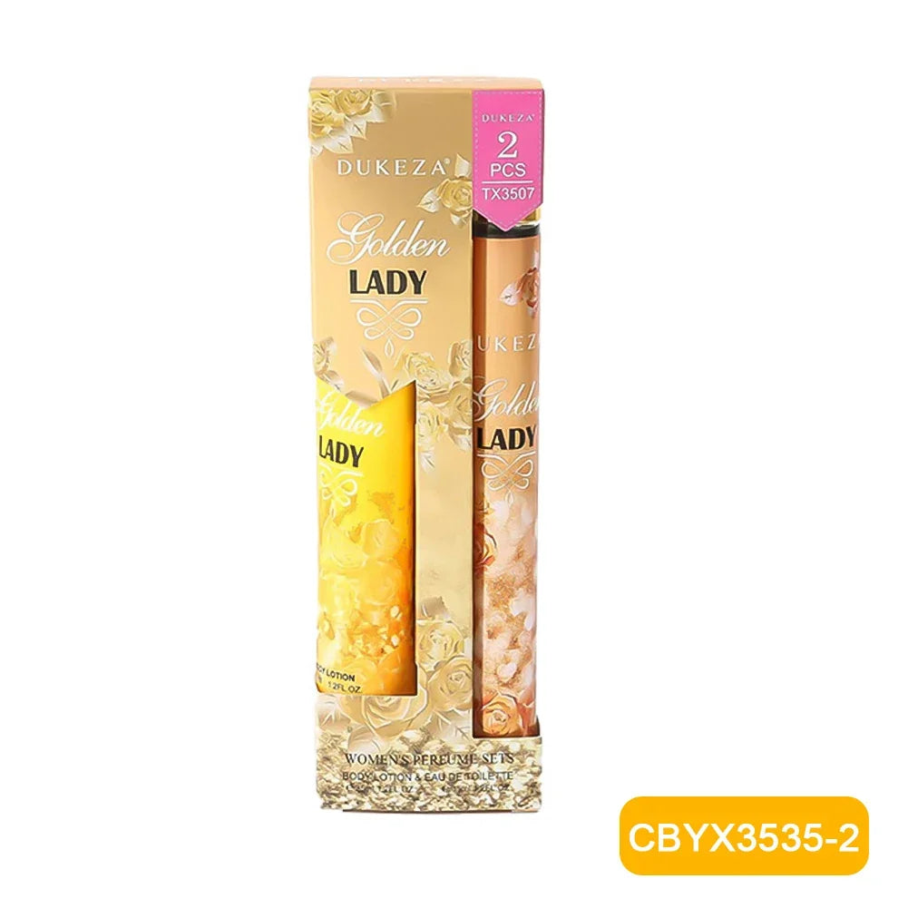 2pcs/set  Long Lasting Fragrance Moisturizing Body Cream Christmas Women's Body Lotion Plant Fruit Scent Fragrance Body Mist