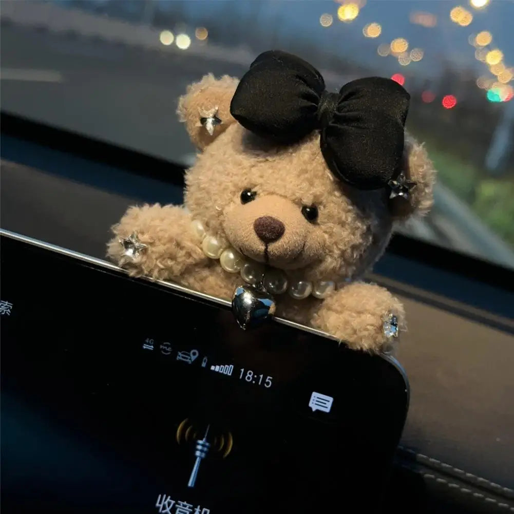 Car Internet Celebrity Accessorie Used For Car Gear Shift Decoration Cute Turn Signal Dolls Wiper Dolls Rearview Mirror Ornament