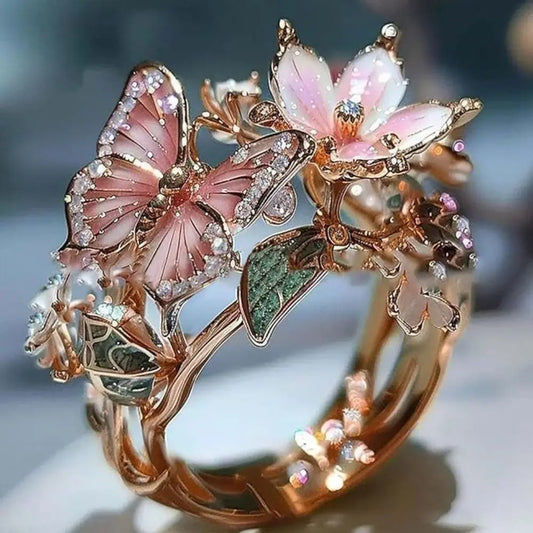 High Quality Butterfly Gold Filled Ring (12 Variants!)