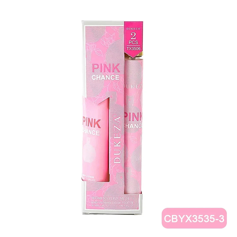 2pcs/set  Long Lasting Fragrance Moisturizing Body Cream Christmas Women's Body Lotion Plant Fruit Scent Fragrance Body Mist