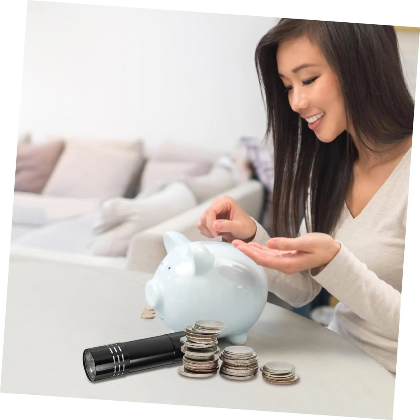 Large Capacity Hidden Storage Flashlight Hidden Money Jewelry And Other Valuables Multi-color Security Storage Container Battery