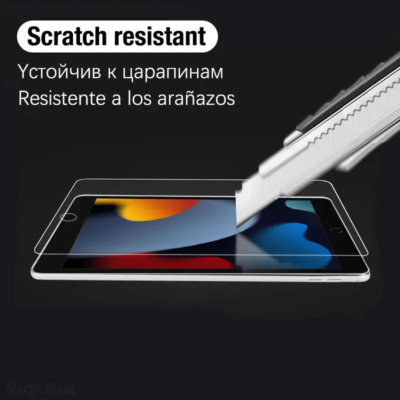 For Ipad 10.2 9th 8th 7th Generation Tempered Glass Screen Protector On Ipad 9 2021 8 2020 7 2019 Film