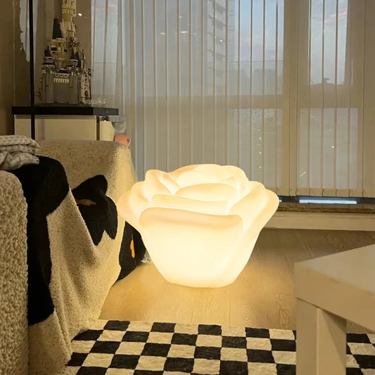 Nordic petal LED floor lamp living room bedroom flower lamp modern warm personalized decorative table lamp