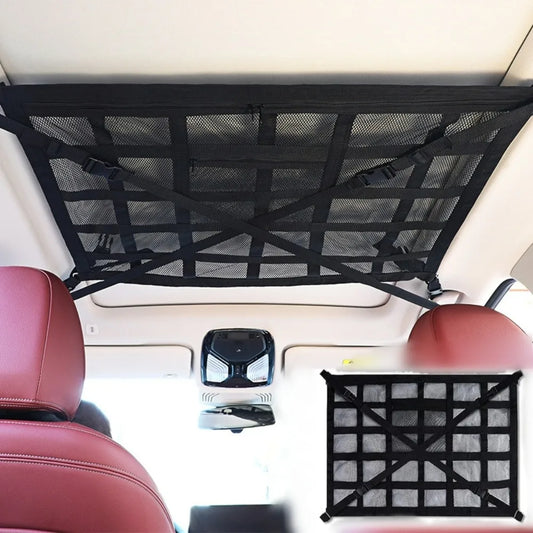 Car Roof✨ Strong Storage Net🎗️Organize your life and your car with this Quality made Car Roof Organizer!