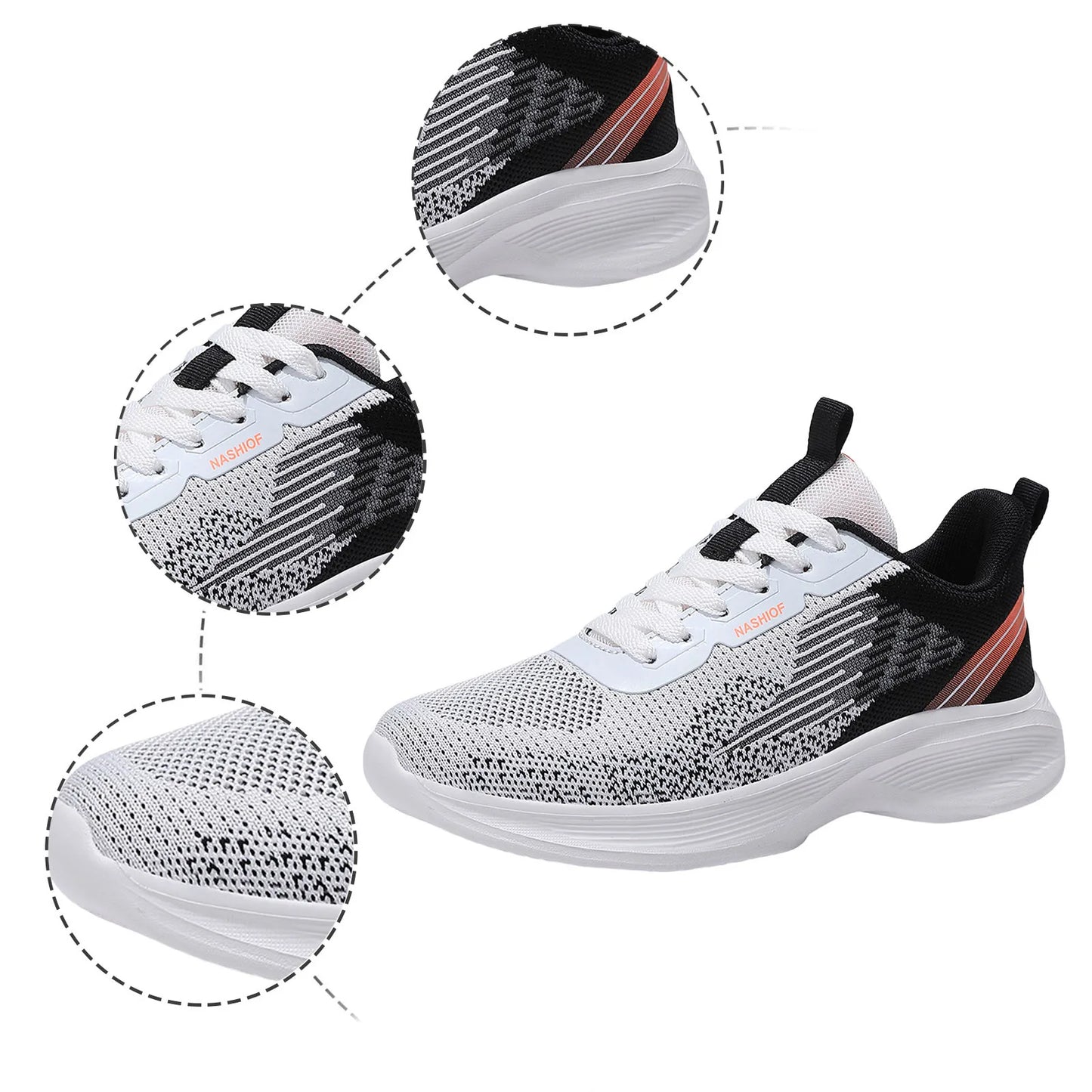 Fresh Foam Sneaker Women'S Women Sports Shoes Fashionable New Pattern Mesh Breathable And Comfortable Wedgie Sneaker For Women