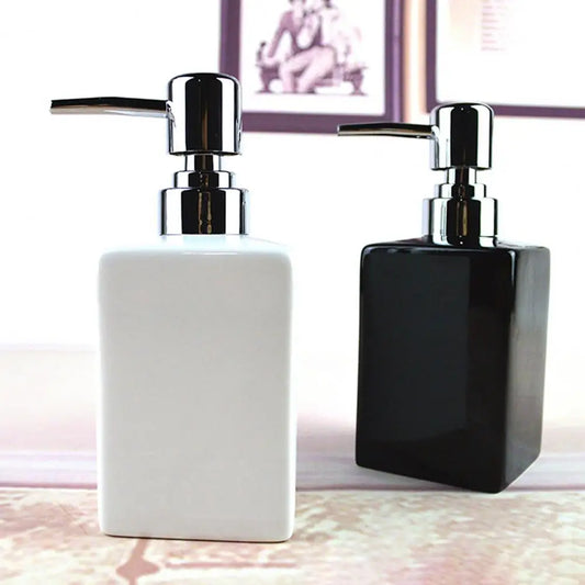 Ceramic Soap Dispenser 320ml Bathroom Kitchen Lotion Liquid Bottle Container oils lotions liquid soaps shampoos kitchen tool