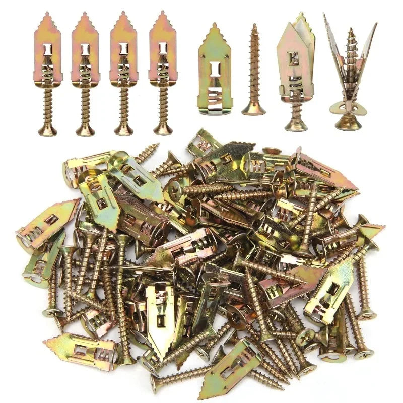 Wholesale Self Drilling Drywall Anchors Self Tapping Screw Plug Plasterboard Dowel Drywall Anchor Heavy Duty Expansion Screws