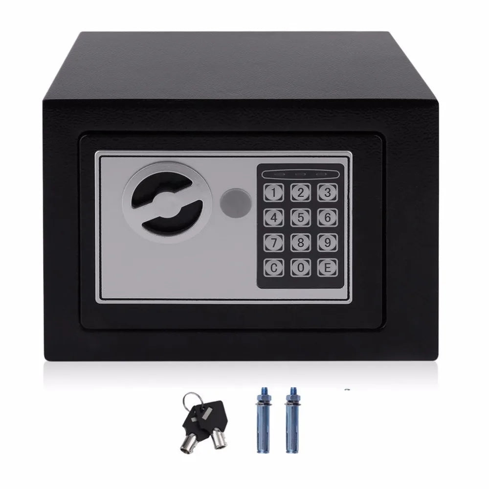 Digital Safe Box for Money All Steel Cofre Inteligentes Fingerprint Electronic Password Safe Household Small Safe Deposit Box