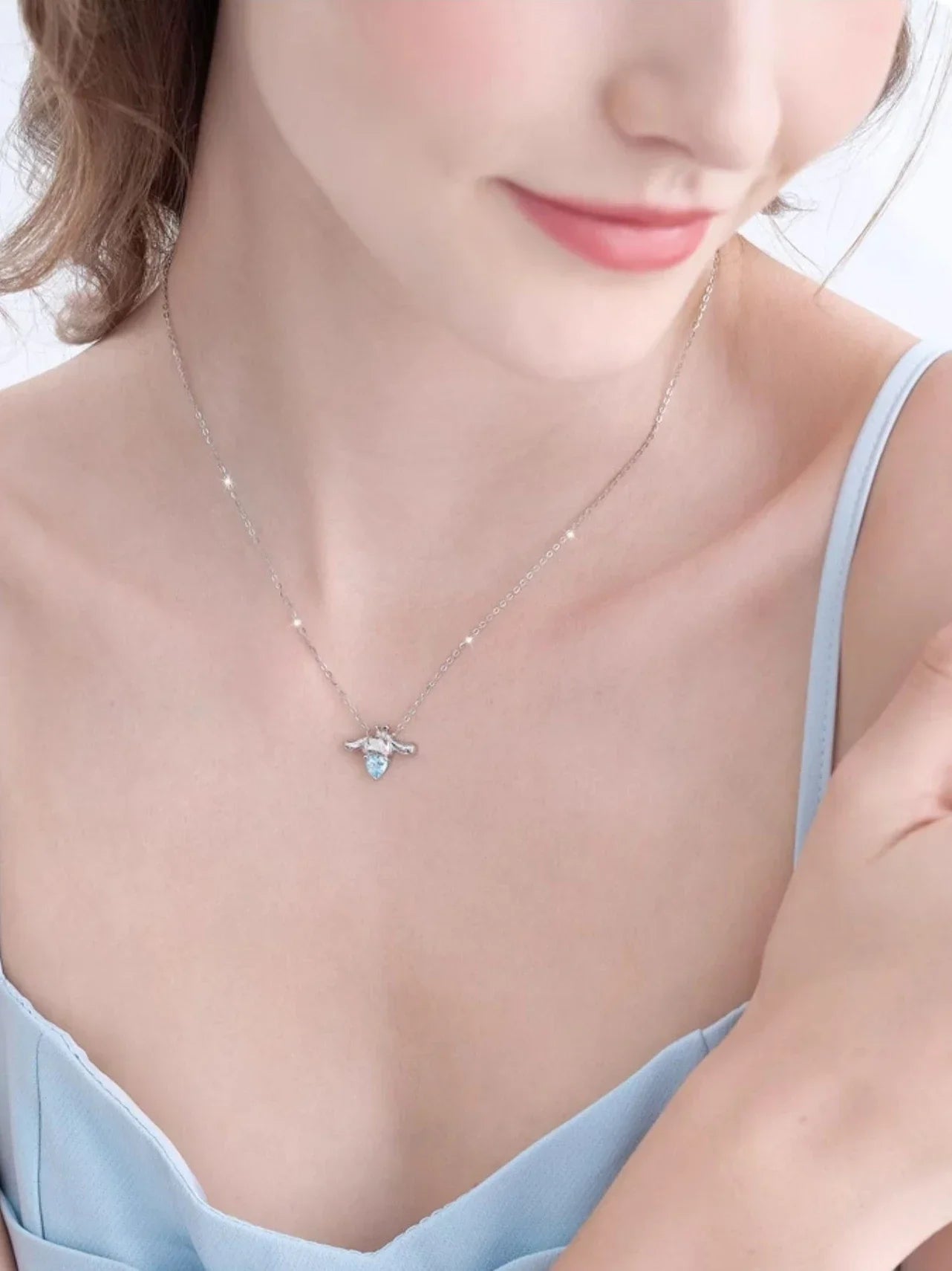 Chain Necklace Anime Cartoon Fashion Ladies Jewelry Women Necklace Pendant Decoration Girls Birthday Gifts