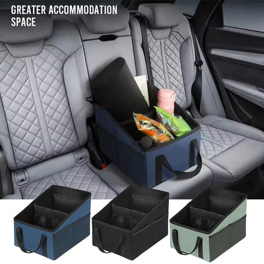 Car Storage Organizer Box Large Capacity Space-saving  New Automotive Backseat Car Storage Box Outdoor Trunk Organizer