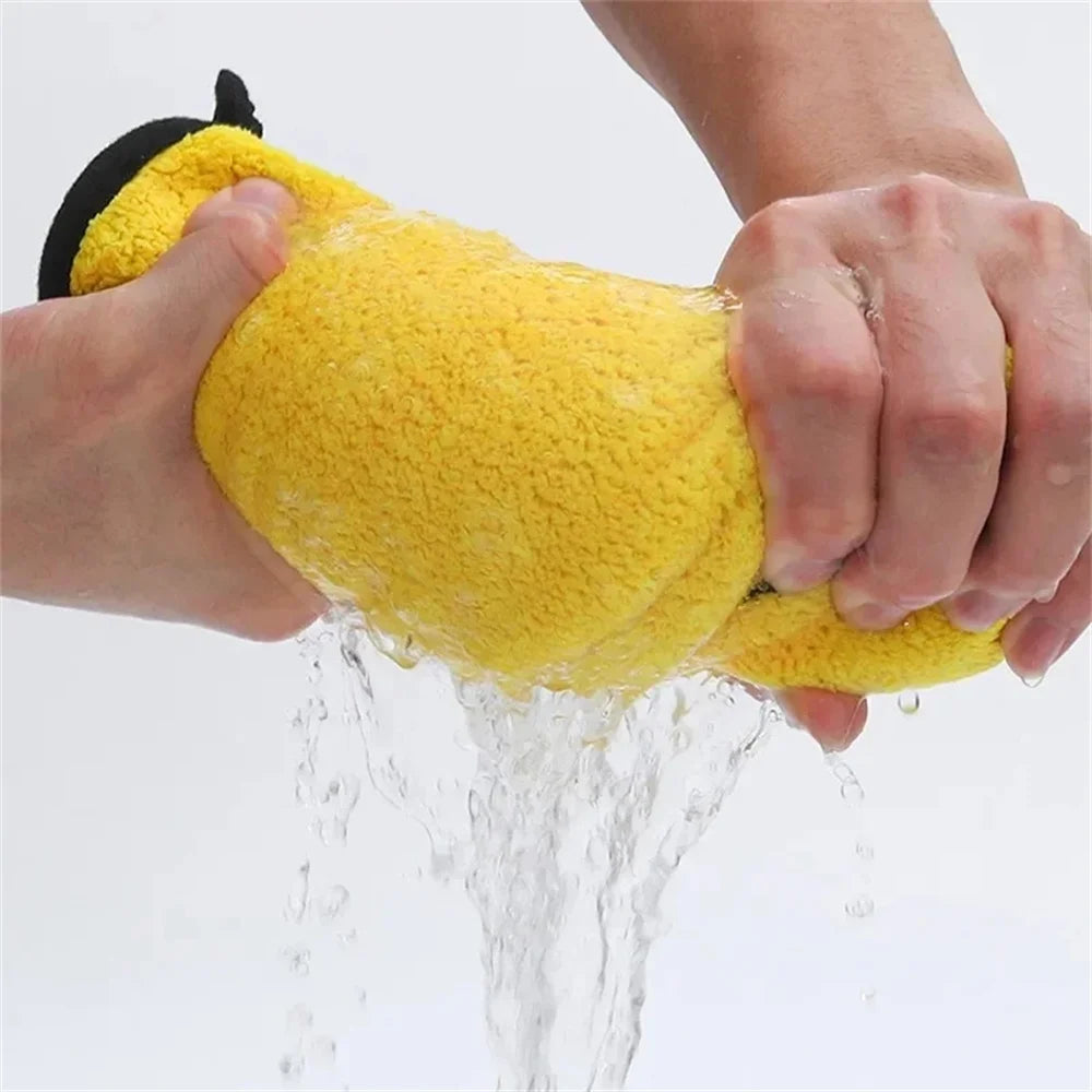 Double Sides Car Microfiber Cloths Super Absorbent Washing Drying Cleaning Towels Auto Detailing Towel Rags Clean Tool
