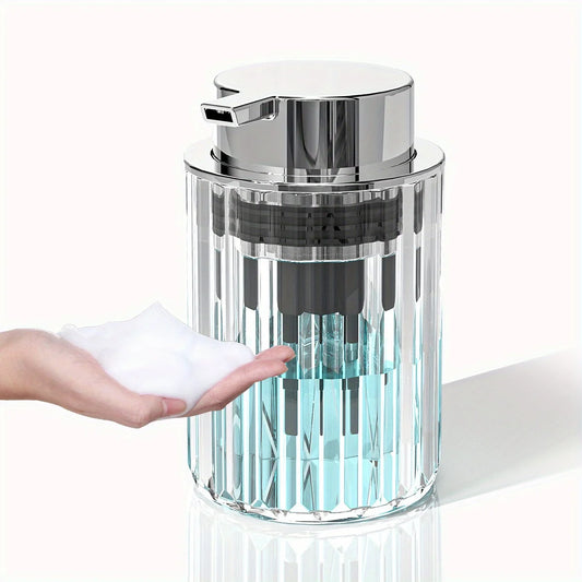 1pc Premium Foaming Soap Dispenser - Effortless Foaming Action, Durable Press-Style, Refillable & Versatile for Shampoo, Shower